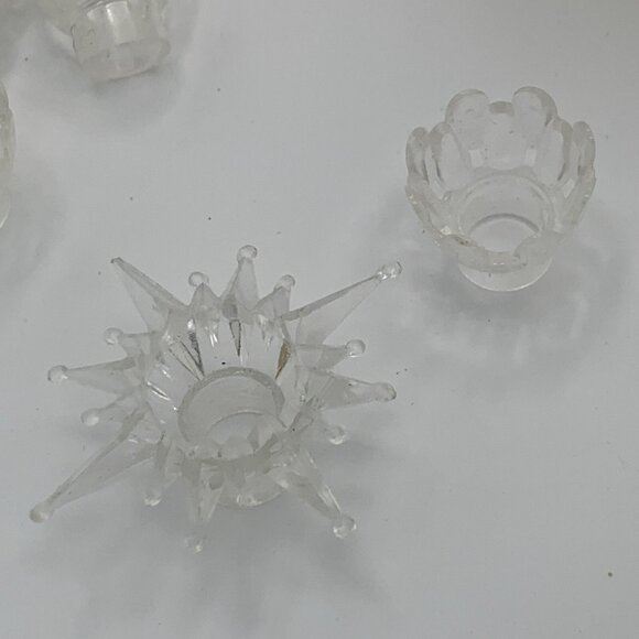 Assorted Vintage Christmas Light Reflectors - Gold, Silver, Cloth & Plastic - Picture 8 of 10